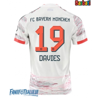 Bayern Munich Alphonso Davies #19 Tricou Fotbal Replică 2025-26 Barbati Deplasare